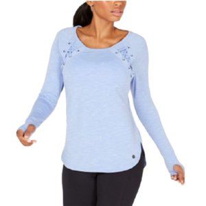 🌿Ideology Tie-Detail Top in Pleasant Peri [L]🌿